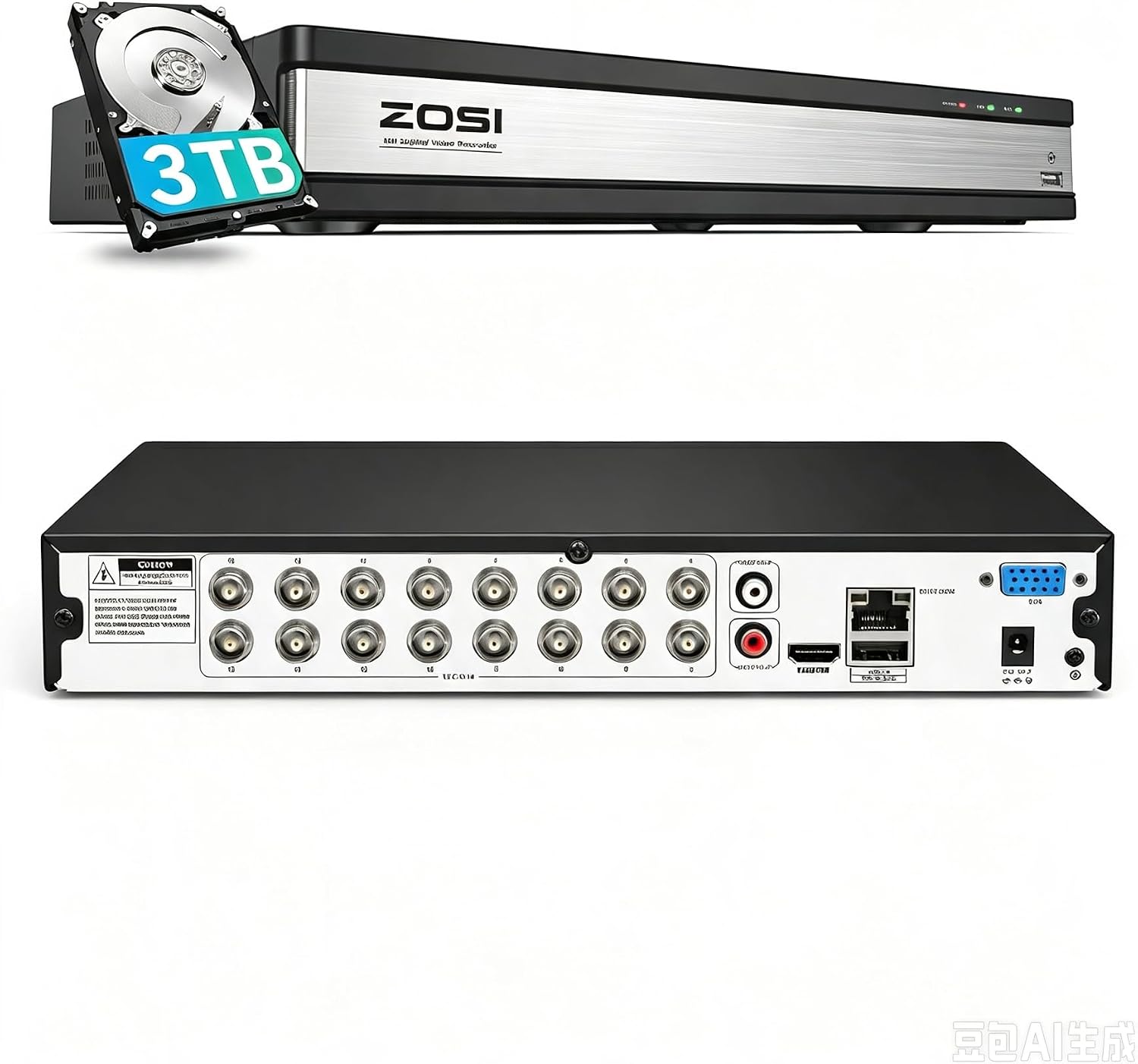 ZOSI 公式】ZOSI 防犯レコーダー 16CH 1080P hdd2tb 防犯カメラ対応