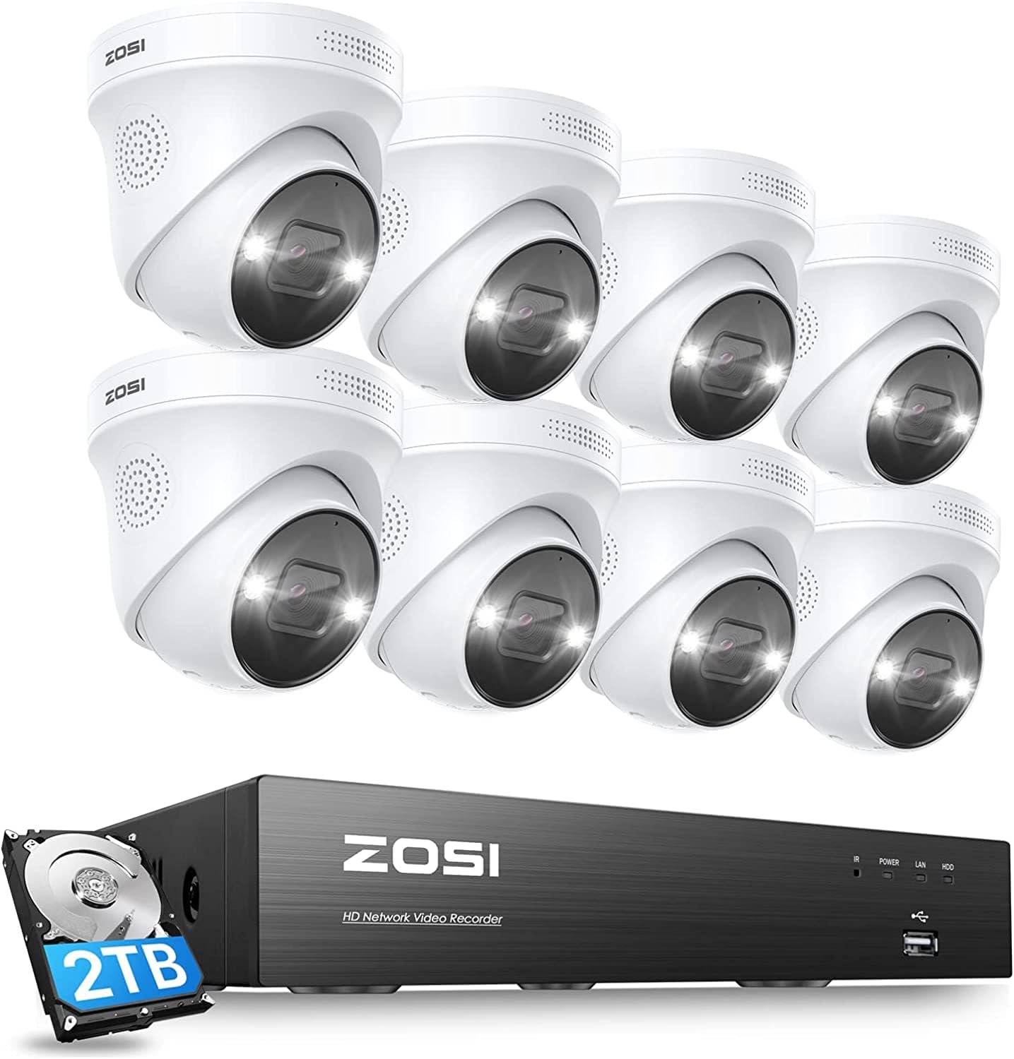 POE防犯カメラ4台セット ロゴなし ONVIF「CS58Q-N0Logox4」 POE防犯カメラ4台セット ロゴなし ONVIF「CS58Q-N0Logox4」