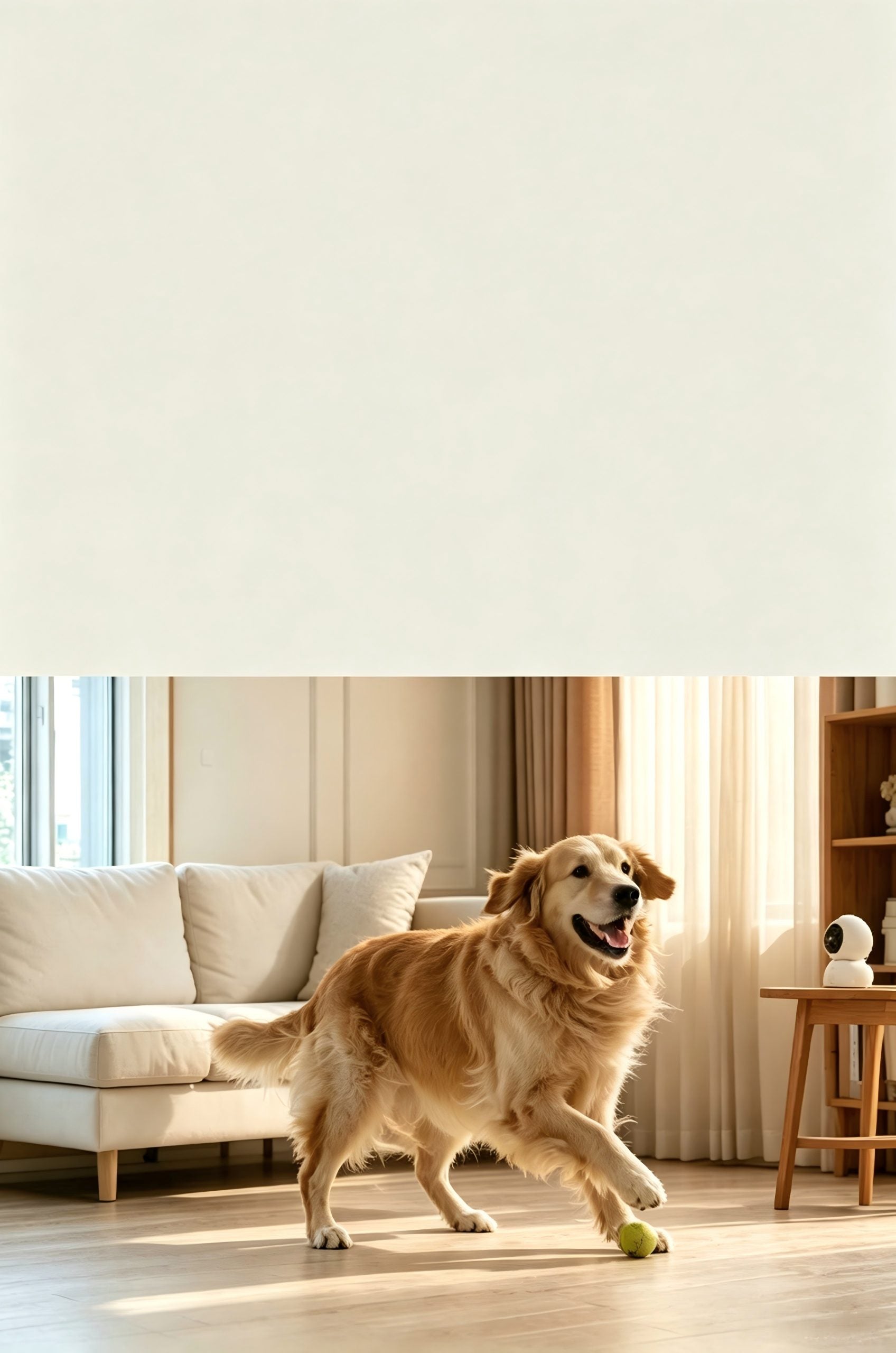 ペットとの絆<br>
お出かけ中でも愛犬・愛猫の様子をチェック。かわいい瞬間を逃しません。