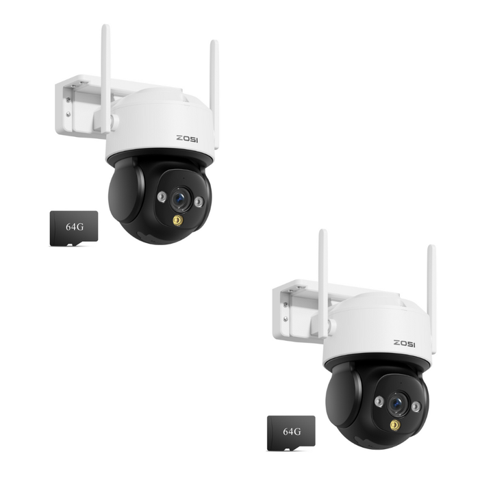 ZOSI 公式】防犯カメラ 屋外 家庭用 ワイヤレス 防犯カメラ 屋外 家庭