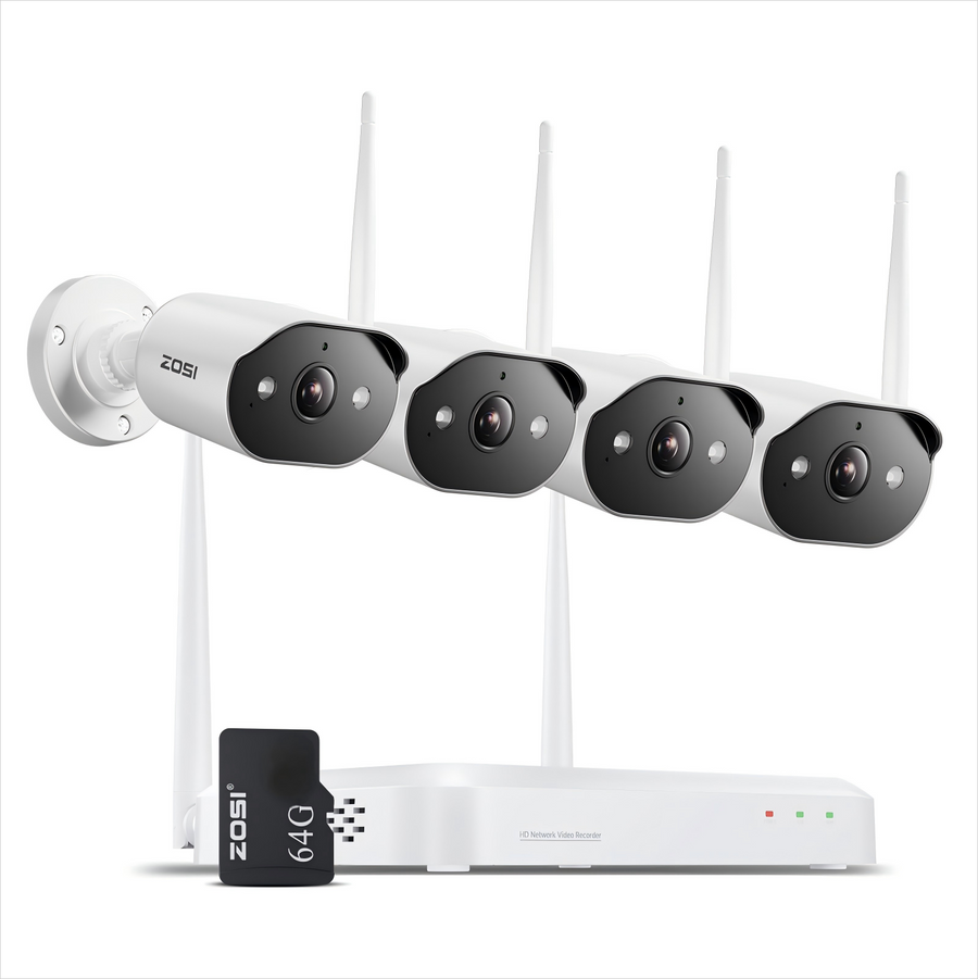 WiFi防犯カメラ・ワイヤレスカメラセット｜スマホ遠隔監視対応 | ZOSI