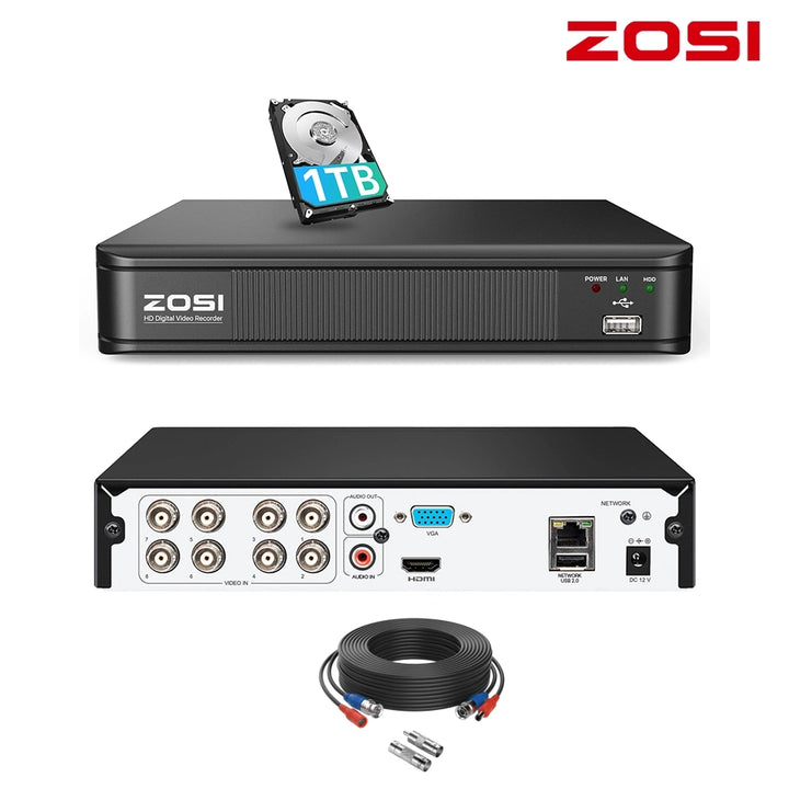 ZOSI 防犯レコーダー 8ch H.265+映像圧縮 デジタルレコーダー ZOSI 防犯レコーダー 8ch H.265+映像圧縮 デジタルレコーダー